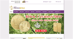 Desktop Screenshot of durhampreciousmetals.com